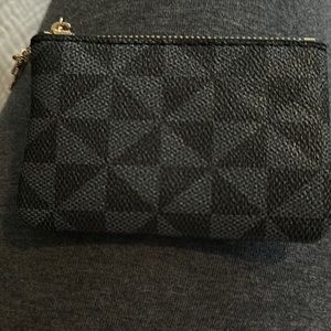 Black Mini Geometric Card Holder